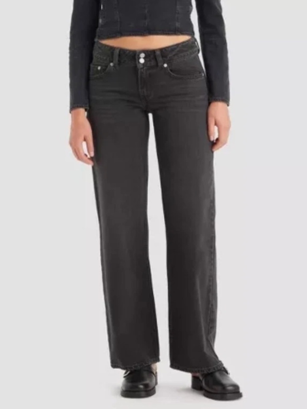 Levi's Black Wide-Leg Women's Jeans